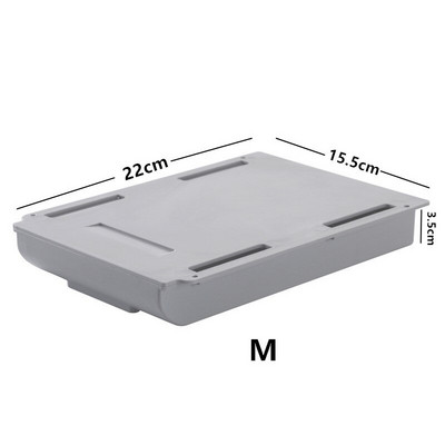 Lipni paslėpta laikymo dėžutė po stalu Makiažo tvarkytuvė po staliu laikymo stalčiais laikymo dėžutė Kanceliarinių prekių laikymo vieta