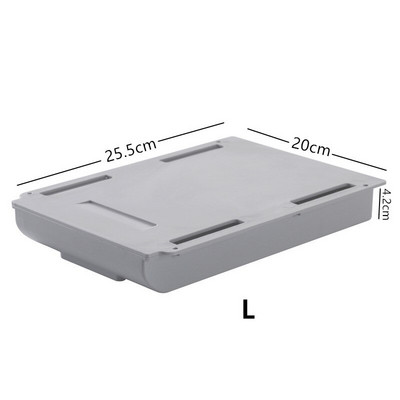 Lipni paslėpta laikymo dėžutė po stalu Makiažo tvarkytuvė po staliu laikymo stalčiais laikymo dėžutė Kanceliarinių prekių laikymo vieta