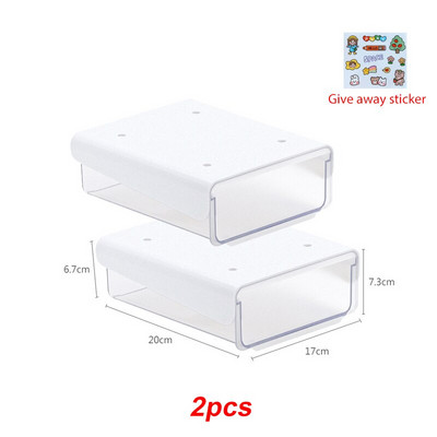 Organizator ispod ladica velikog kapaciteta, samoljepljiva iskačuća skrivena kutija za pohranu ispod stola, organizator uredskog pribora