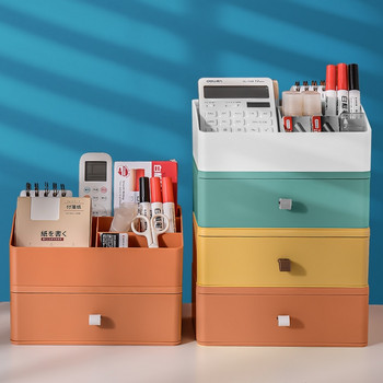 Тип чекмедже Отделение Настолна кутия за съхранение Поставка за козметика Подредено бюро Прахоустойчив артефакт на ученическо бюро