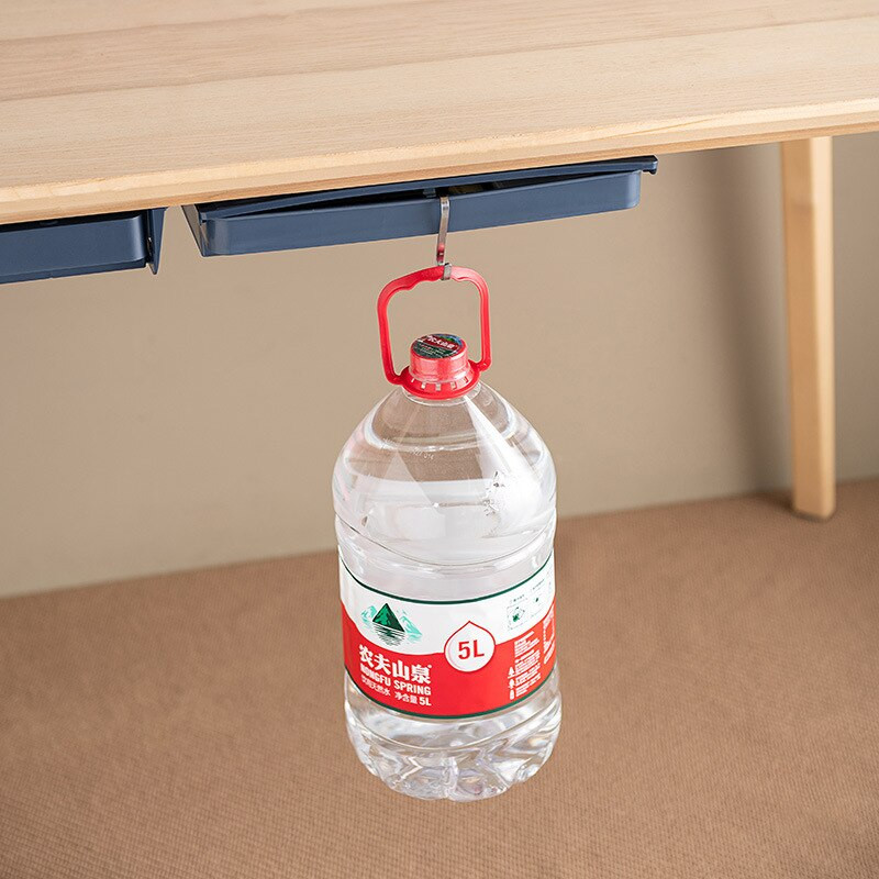 Pod zásuvku stola, samolepiaca skrytá úložná krabica na triedenie drobností, držiak na perá, peračník, organizér na papierenské potreby do kancelárie a domácnosti