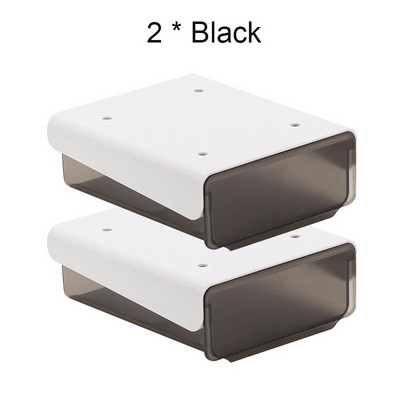 2 buc/lot sertare de depozitare sub birou, organizator pentru biroul de acasă, cutie de depozitare creativă pentru cosmetice, tavă de organizare ascunsă, instrument cadou pentru fete