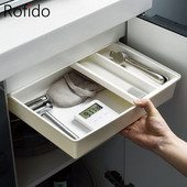 Ljepilo velikog kapaciteta Organizatori ladica ispod stola Skrivena kutija za pisaći pribor Kutija za pohranu uredskog pribora Organizator kuhinjskih ladica