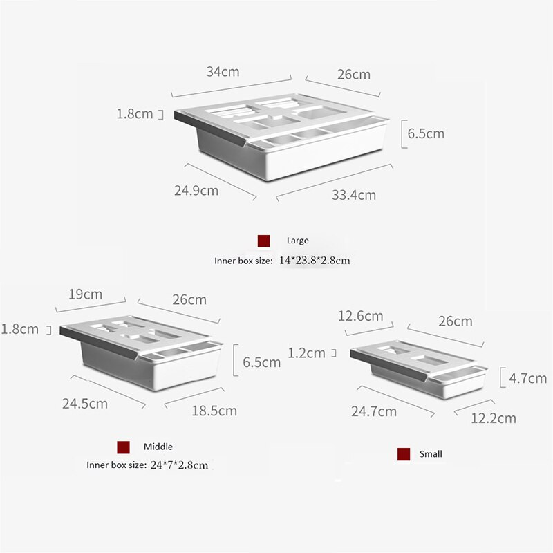 Ljepilo velikog kapaciteta Organizatori ladica ispod stola Skrivena kutija za pisaći pribor Kutija za pohranu uredskog pribora Organizator kuhinjskih ladica