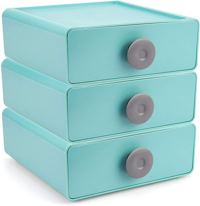 2022 Home Official Nordic Stohovateľné zásuvky Stolný organizér na drobnosti Plastový stojan Roztomilá nádoba na kozmetiku