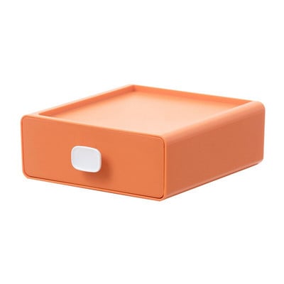 STOMMIHO Stohovateľný úložný box so zásuvkami, organizér na stôl, multifunkčné plastové úložné kontajnery do domácnosti a kancelárie