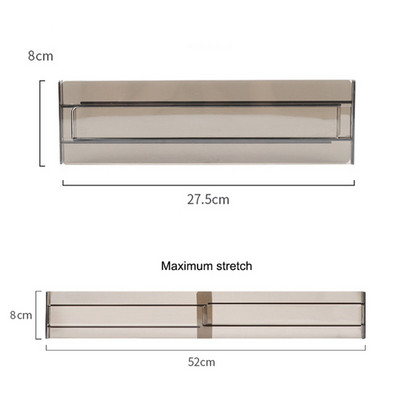 Podesive pregrade za ladice Povlačna pregrada Držač za kozmetiku Komoda za donje rublje Čarape Skladištenje sitnica DIY Polica za kućno skladištenje