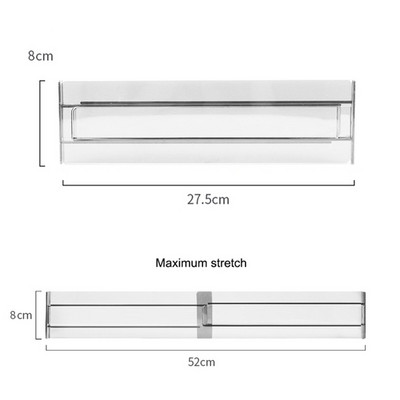 Podesive pregrade za ladice Povlačna pregrada Držač za kozmetiku Komoda za donje rublje Čarape Skladištenje sitnica DIY Polica za kućno skladištenje