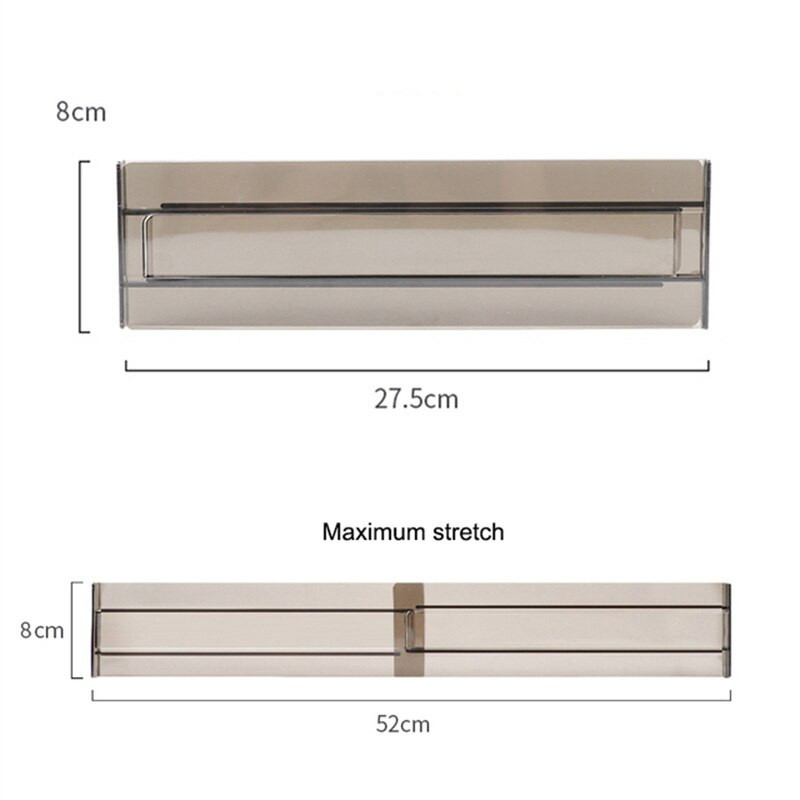 Podesive pregrade za ladice Povlačna pregrada Držač za kozmetiku Komoda za donje rublje Čarape Skladištenje sitnica DIY Polica za kućno skladištenje