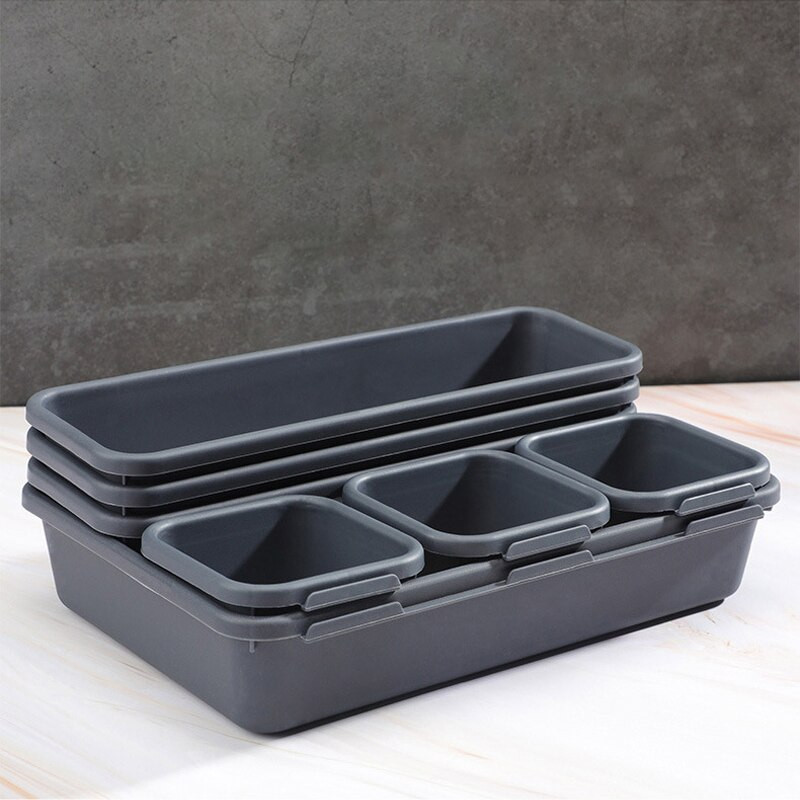 8 ks organizérov do zásuviek pre domácnosť, prachotesný úložný box na kancelárske potreby pre ženy, organizér na make-up do kuchyne, kúpeľňové doplnky