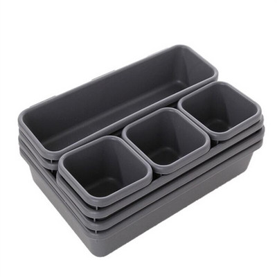 8 buc/set cutie de depozitare sertar de depozitare cutie organizatoare sertar suport perie de machiaj borcan de depozitare capac de bijuterii cutie de depozitare acasă