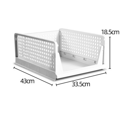 Slojevita pregradna ladica za odlaganje garderobe Organizator za odlaganje odjeće koji se može složiti Košara za odlaganje odjeće Organizator za ormarić