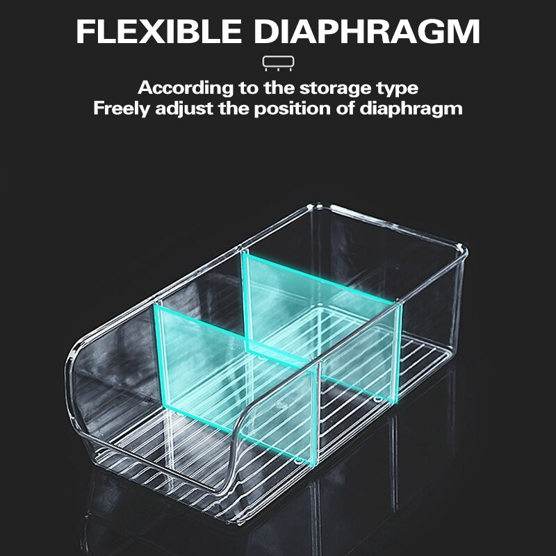 Priehľadné organizéry, multifunkčné úložné boxy, odolné kontajnery do kuchyne, spálne, kúpeľne, TS2