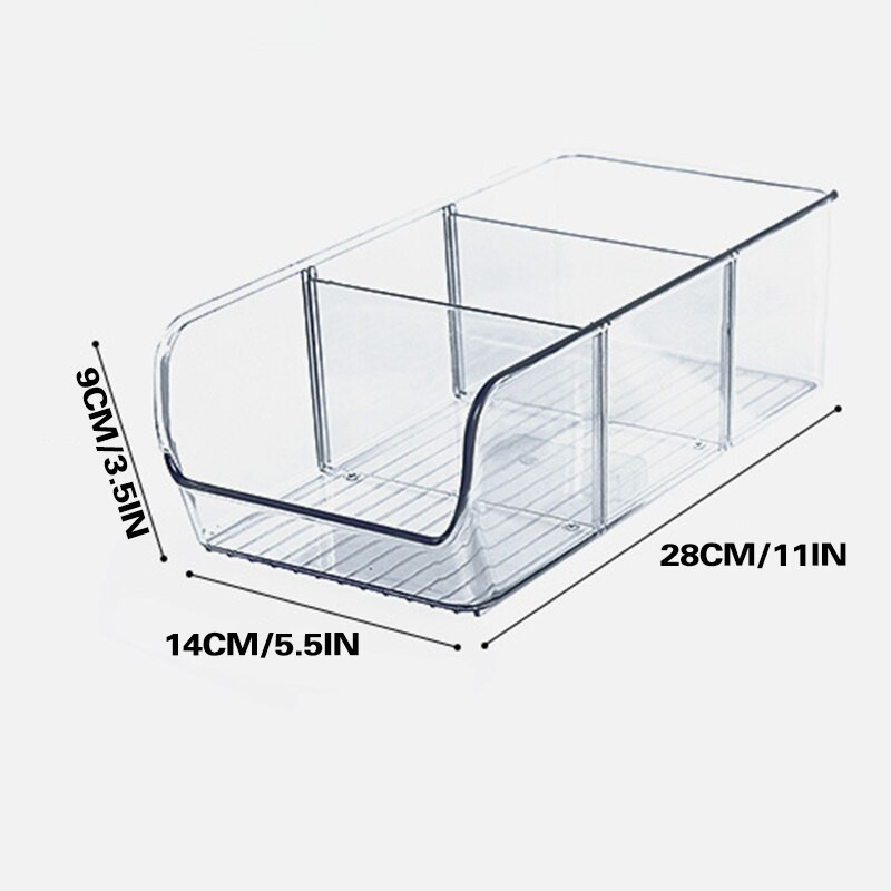 Priehľadné organizéry, multifunkčné úložné boxy, odolné kontajnery do kuchyne, spálne, kúpeľne, TS2