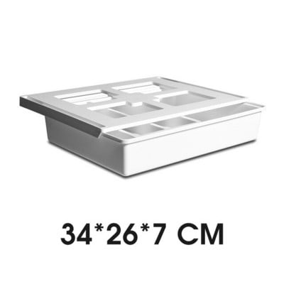 Úložný box pod stôl so zásuvkou, kancelársky stôl, spodná skrytá zásuvka, úložný box, kancelárske úložné priestory, organizér na domáce úložné priestory