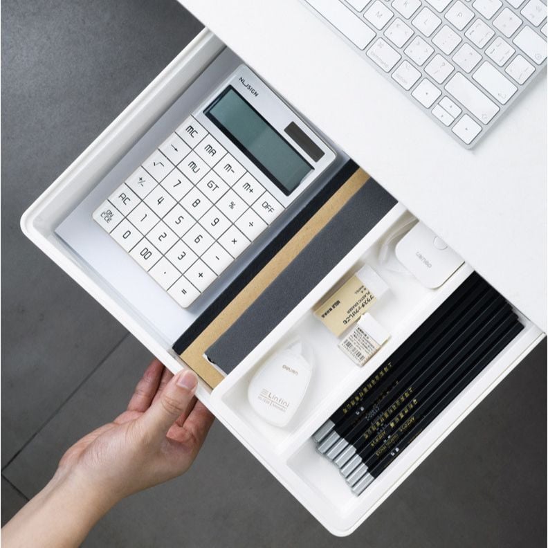 Úložný box pod stôl so zásuvkou, kancelársky stôl, spodná skrytá zásuvka, úložný box, kancelárske úložné priestory, organizér na domáce úložné priestory