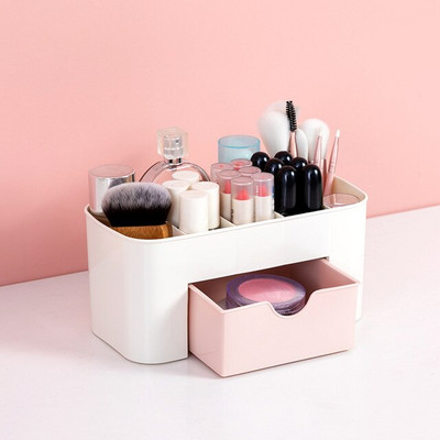 Oficiálny obchod Úložná skrinka na kozmetiku Úložná skrinka Stolná kozmetická skrinka Šperkovnica Plastová úložná skrinka so zásuvkou
