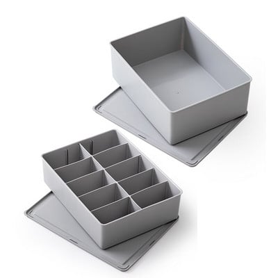 Nastaviteľný zásuvkový organizér na make-up, skrinka, plastové priečky do zásuviek, organizéry na oblečenie, zásobník na kozmetiku