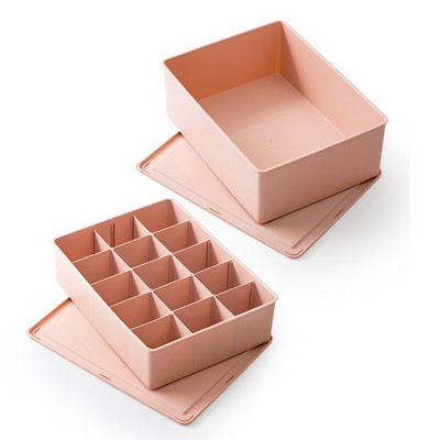 Nastaviteľný zásuvkový organizér na make-up, skrinka, plastové priečky do zásuviek, organizéry na oblečenie, zásobník na kozmetiku