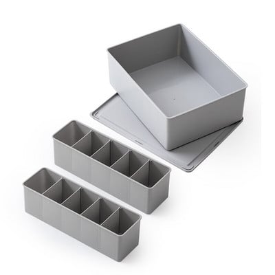 Nastaviteľný zásuvkový organizér na make-up, skrinka, plastové priečky do zásuviek, organizéry na oblečenie, zásobník na kozmetiku