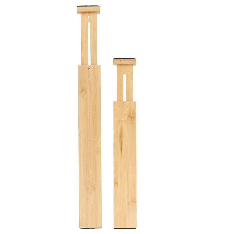 4 ks nastaviteľné bambusové deliace priečky do zásuviek, drevené deliace priečky organizérov, spálňa, detské nastaviteľné bambusové deliace priečky do zásuviek na spodnú bielizeň