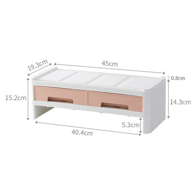 Organizér na zásuvku do počítača, kancelárska úložná skrinka na papiernictvo, skrinka na poznámky, plastová úložná skrinka na klávesnicu a myš