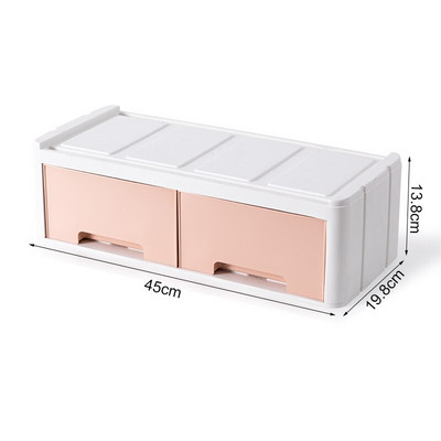 Organizér na zásuvku do počítača, kancelárska úložná skrinka na papiernictvo, skrinka na poznámky, plastová úložná skrinka na klávesnicu a myš