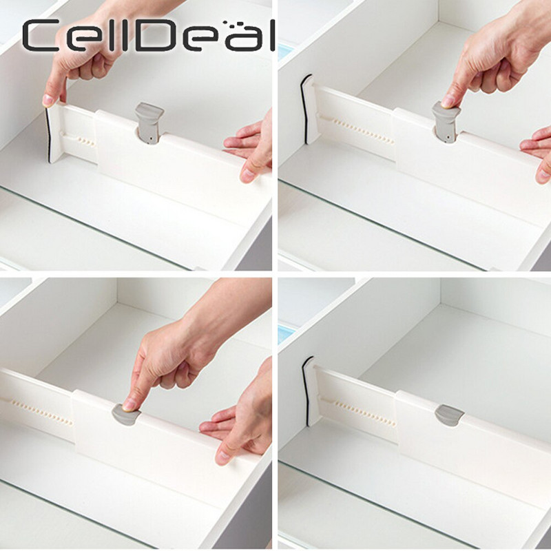 Prilagodljive ladice za pohranu Pregrada Plastična ladica na uvlačenje Pregradni držač Spremište za kućanstvo Kućne potrepštine od spojnica