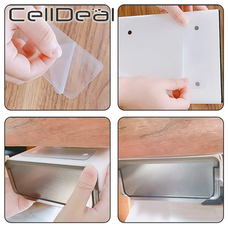 Úložný box pod stôl, samolepiaci zásuvkový držiak na perá, skrytý organizér na triedenie, kuchynský nôž, vidlička, úložný box na domáce potreby