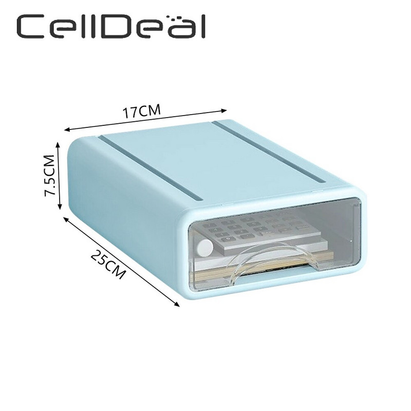 Kutija za pohranu raznih dokumenata za radnu površinu koja se može složiti na jedan. Stolni organizator Ladice za pohranu Kabinet Spremnik za uredski materijal Kućne potrepštine