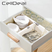 Výsuvný plastový držiak na zásuvky, nastaviteľný úložný priestor, deliaca priečka, úložný priestor pre domácnosť, šindeľ, domáce potreby