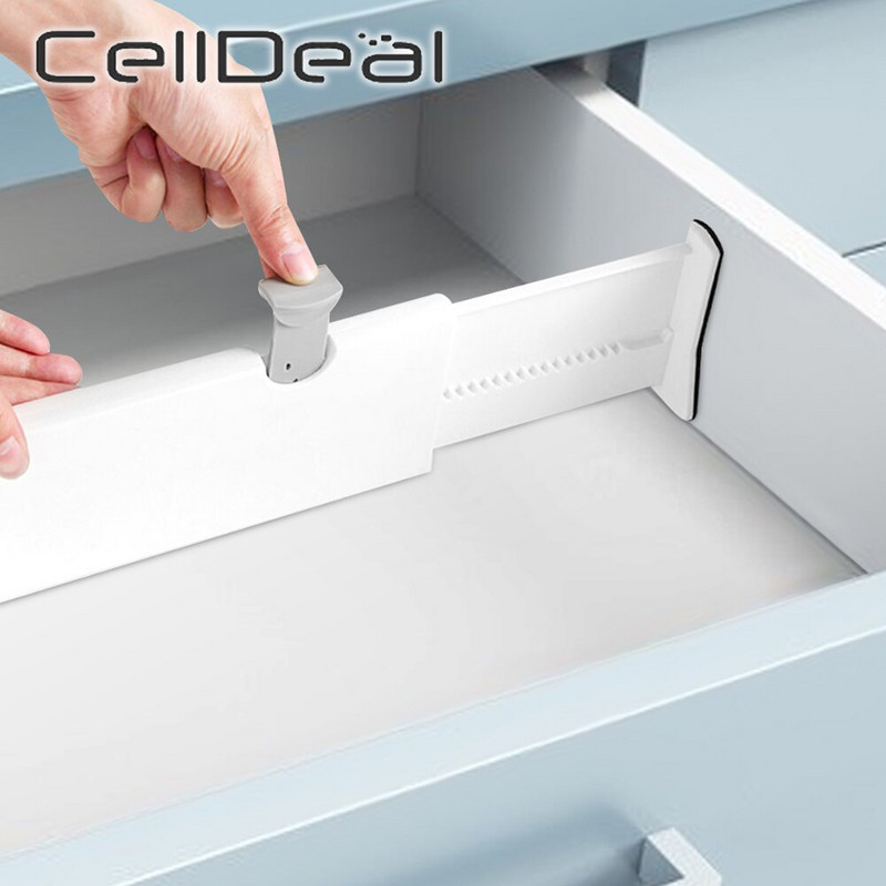 Výsuvný plastový držiak na zásuvky, nastaviteľný úložný priestor, deliaca priečka, úložný priestor pre domácnosť, šindeľ, domáce potreby