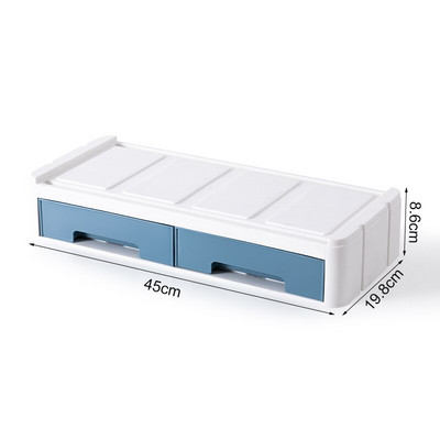 Organizér na zásuvky na pracovnej ploche, počítačový kancelársky úložný box na poznámky, plastový organizér na komoda, organizér na drobnosti, organizér na dokončovacie práce