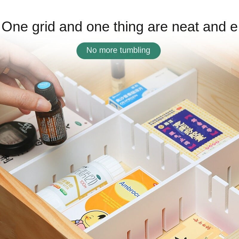 Úložné zásuvky, priečka, organizér na police, kuchynská linka, priečka, bezplatná kombinácia, úložný box s artefaktmi, priečka