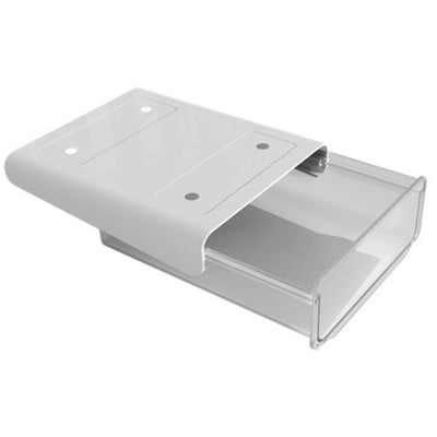 Neviditeľný organizér na papierenské potreby pod stolom, priestorovo úsporný úložný box na kancelárske potreby, kuchynské nože a vidličky