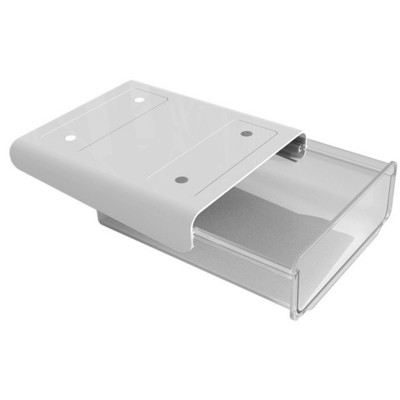 Neviditeľný organizér na papierenské potreby pod stolom, priestorovo úsporný úložný box na kancelárske potreby, kuchynské nože a vidličky