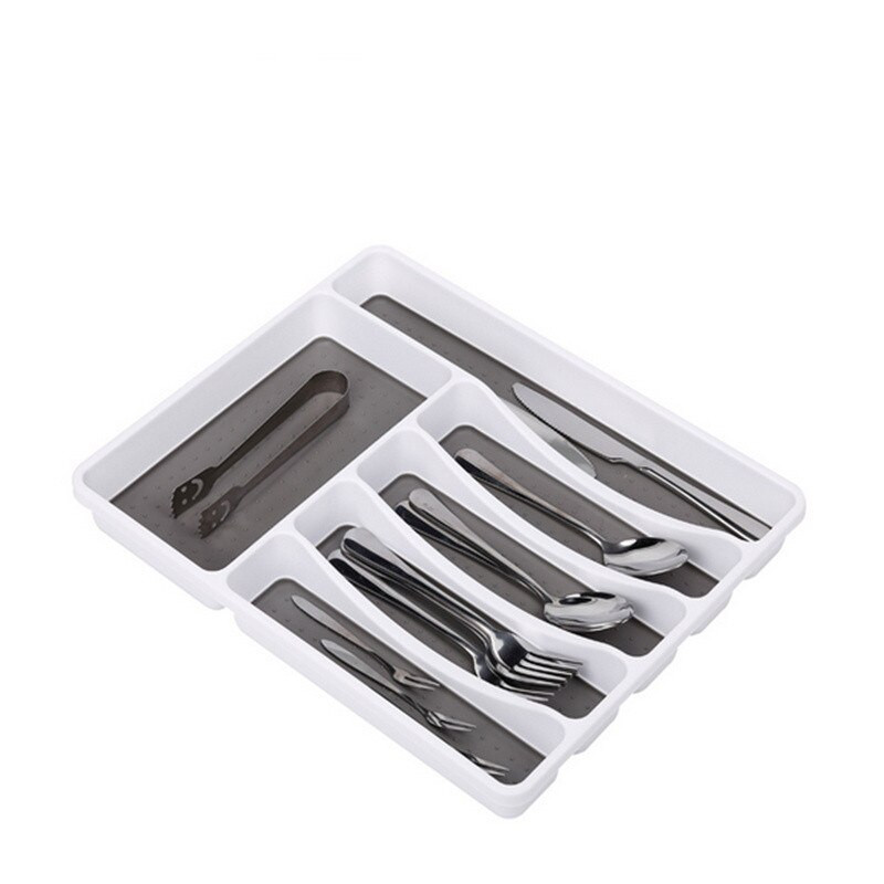 6 priehradiek, kuchynský organizér na príbory, organizér na lyžice, nože, vidličky, oddeľovací box, kuchynský riad, tácka na domáce potreby
