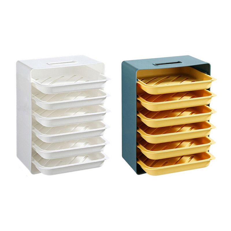 6-vrstvový prenosný kuchynský podnos na prípravu jedla, viacvrstvový stojan na konzerváciu potravín v domácnosti