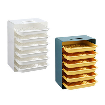 6-слойна кухненска тава за приготвяне на храна Пластмасова поставка за тава за консервиране на храна Издръжлива