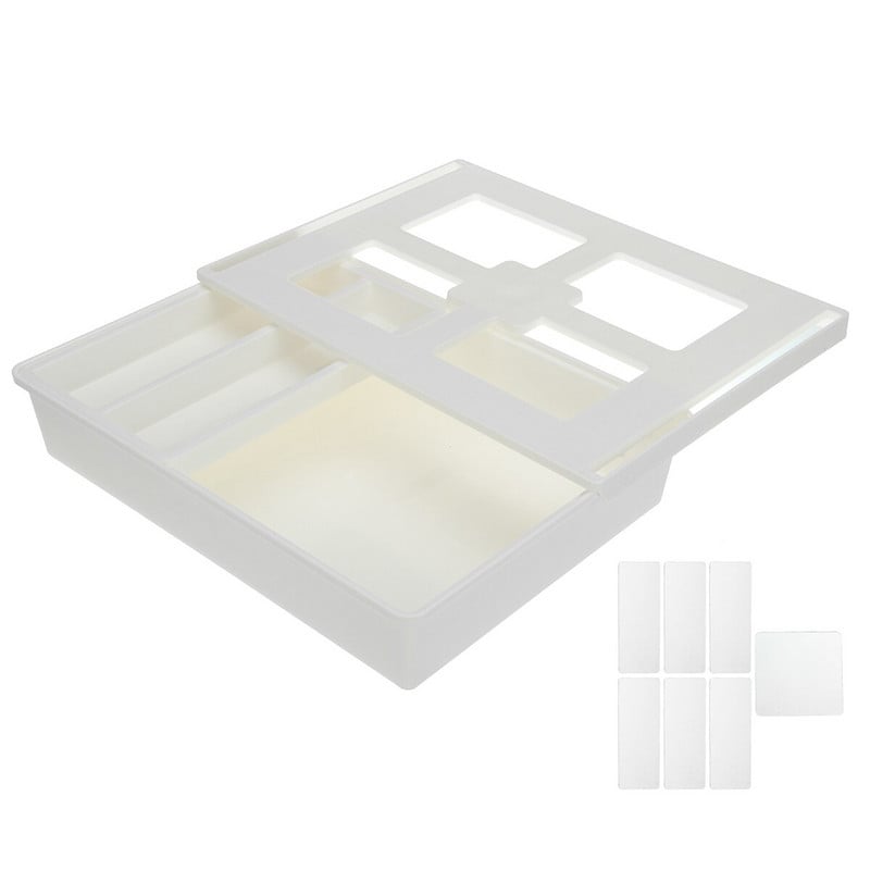 Úložný priestor na stôl, samolepiaci stojan na ceruzky, stojan na perá pod úložný priestor na stôl, skrytý organizér pod zásuvkou