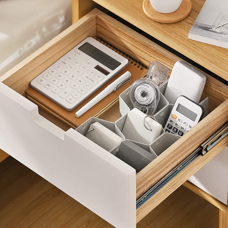 Nastaviteľný oddeľovač zásuviek s voštinovým vzorom na organizér spodnej bielizne, opasku, šatky, ponožiek