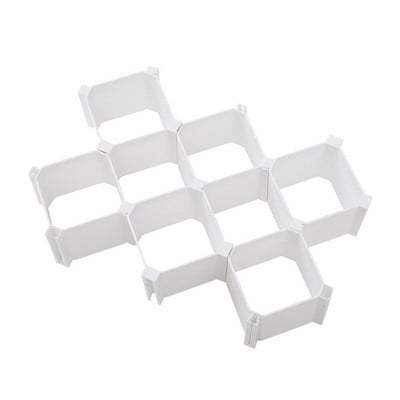 N7MD Úložné boxy na spodnú bielizeň s voštinovým vzorom, 6 ks, kombinovaný šatník so zásuvkami zadarmo