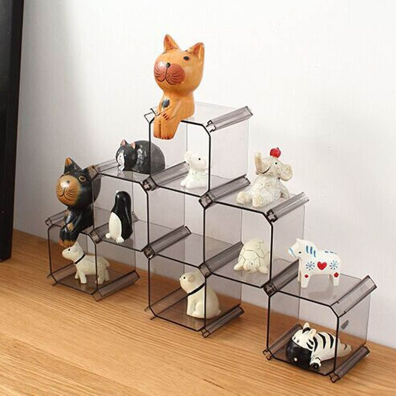 N7MD Úložné boxy na spodnú bielizeň s voštinovým vzorom, 6 ks, kombinovaný šatník so zásuvkami zadarmo