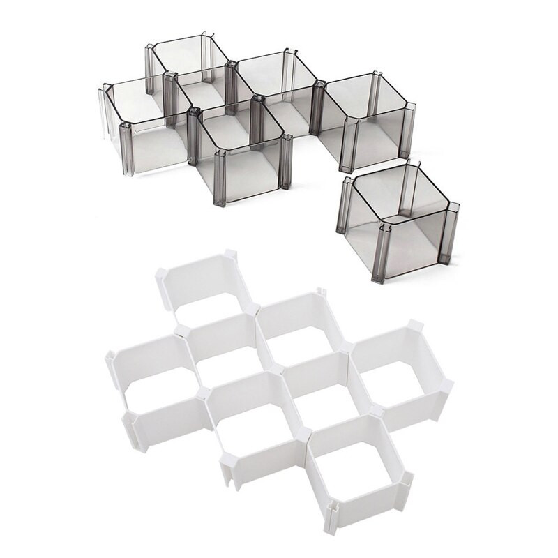 Úložné boxy na spodnú bielizeň s voštinovým vzorom, 6 ks, bezplatná kombinovaná skriňa, organizér zásuviek do skrine, domáca spálňa, ponožky, podprsenka, priečka