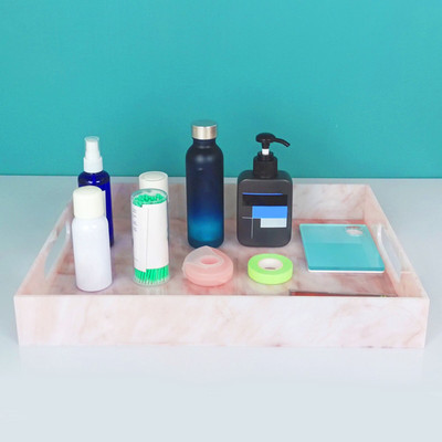 Akrylový zásobník na organizér listov na šperky a make-up do kuchyne, spálne, domov