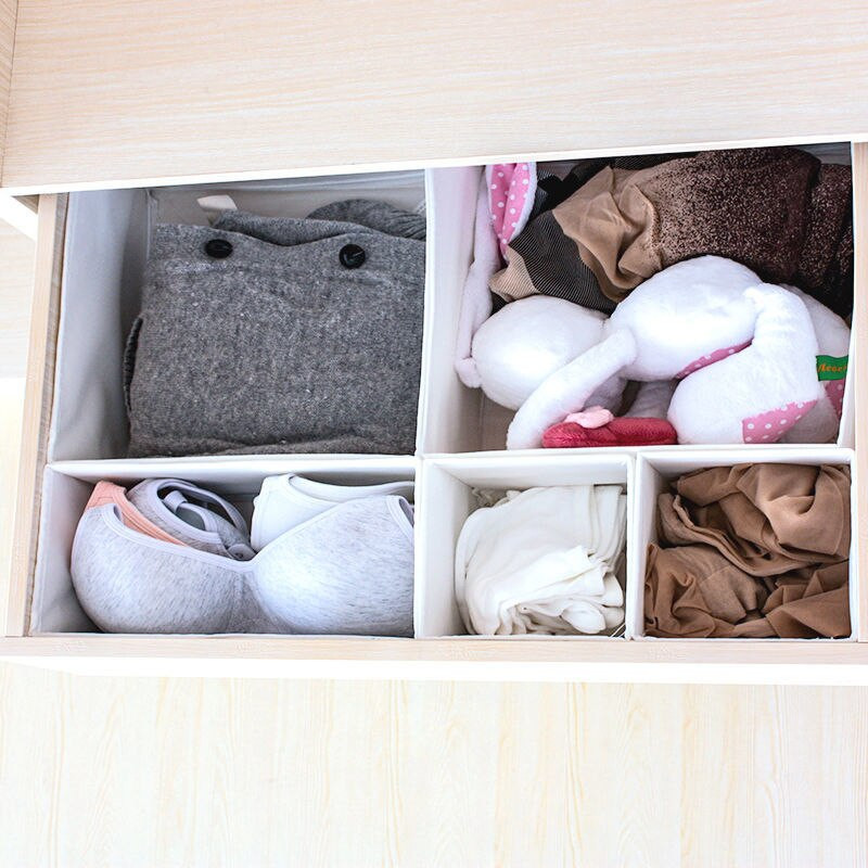 Organizéry zásuviek Úložné skrinky Priečky Spodná bielizeň Spálne Priečka Domov Skladacie Stohovateľné PP Ekologické Oxfordky