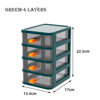 Cutii transparente pentru sertare de birou, cutii de organizare, sertare de depozitare, birou cu mai multe straturi, containere din plastic, articole de papetărie cosmetice, cutie de bijuterii