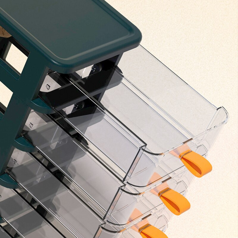 Skaidrus darbalaukis stalčių tvarkyklės dėžutės laikymo stalčiai Daugiasluoksniai stalai plastikiniai konteineriai kosmetikos raštinės reikmenys papuošalų dėžutė