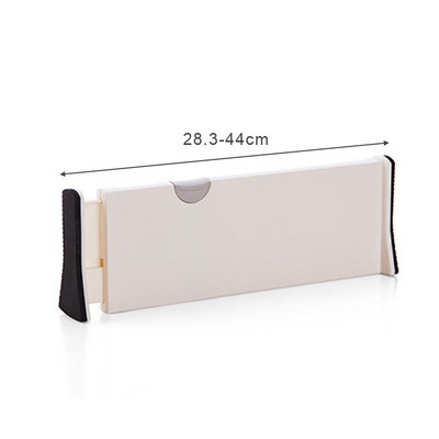 Állítható tároló fiókok Elválasztók Elválasztók Behúzható műanyag válaszfaltartó fiókrendező Takarólap ruhákhoz