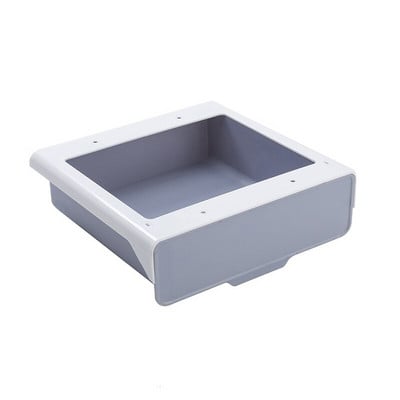 Krabica pod závesnú zásuvku, školský stôl, držiak na tácky bez dierovačov, samolepiaci, 2021, úložný priestor na kancelárske potreby, organizér na ceruzky